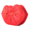 Women Silk Evening Bag with Lip Pattern - Image 5