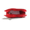 Women Silk Evening Bag with Lip Pattern - Image 4