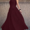 Women Sleeveless O-neck Loose Swing Maxi Casual Dress - Image 10