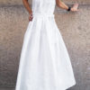 Women Sleeveless O-neck Loose Swing Maxi Casual Dress - Image 3