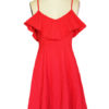 Women Straps Ruffles Lace Up Backless Sexy Mini Dress - Image 7