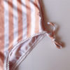 Women Striped Bikini Push Up Knot Padded Bra High Waist Summer Swimming Suit - Image 13
