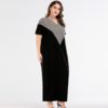 Women Vestidos Floor-Length Casual Cotton Plus Size Maxi Dress - Image 2