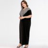 Women Vestidos Floor-Length Casual Cotton Plus Size Maxi Dress - Image 3