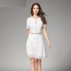 Women lace dress Elegant vestidos party short dress - Image 2