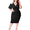 Women plus size vestidos bodycon Sexy midi dress party dress - Image 3