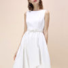 Women's Bateau Sleeveless Skater Dress