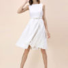 Women's Bateau Sleeveless Skater Dress - Image 3