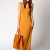 Women's Jewel Neck Sleeveless Long Dress