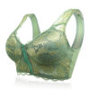 Front Zipper Wireless Lace Jacquard Bra - Image 11