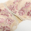 Front Zipper Wireless Lace Jacquard Bra - Image 10
