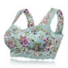 Comfy Floral Printing Lace-trim Wireless Wrapped Chest Vest Bando Bra - Image 4