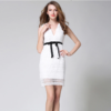 Female Lace short sexy Casual  V-Neck Pencil dress