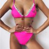 Floral Embroidered Lace Beachwear Bathing Swimsuit - Image 2