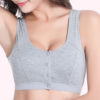 Front Closure Wireless Cotton Vest Bra