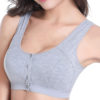 Front Closure Wireless Cotton Vest Bra - Image 2