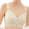 Full Coverage Floral Lace Wireless Breathable Thin Bra - Image 5
