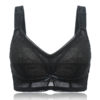 Full Coverage Floral Lace Wireless Breathable Thin Bra - Image 8