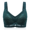 Full Coverage Floral Lace Wireless Breathable Thin Bra - Image 9