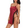 Girl Lingerie Satin Sleepwear Lace Chemise Night Gown