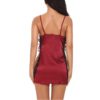 Girl Lingerie Satin Sleepwear Lace Chemise Night Gown - Image 3