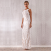 New Sequined Evening Party Sexy Sleeveless Tank Maxi Dress - Image 3