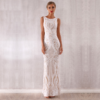 New Sequined Evening Party Sexy Sleeveless Tank Maxi Dress - Image 4