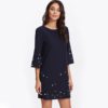 Pearl Beading Tunic Straight New Fashion Short Dress - Image 4