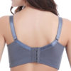 Plunge Lace Embroidery Full Coverage Adjustment Thin Bra - Image 2