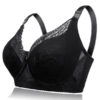 Plunge Lace Embroidery Full Coverage Adjustment Thin Bra