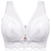 Plus Size Deep Plunge Full Cup Coverage Thin Lace Minimizer Bra - Image 7