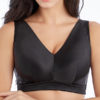 Plus Size Wireless Full Coverage Low Back Padded Bustiers Sleeping Yoga Bra - Image 2