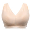 Plus Size Wireless Full Coverage Low Back Padded Bustiers Sleeping Yoga Bra - Image 5