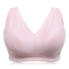Plus Size Wireless Full Coverage Low Back Padded Bustiers Sleeping Yoga Bra - Image 6