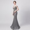 Sexy Off the Shoulder Mermaid Evening Dress Long Party Gown - Image 2