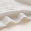 Sexy White Deep V Neck Crop Wrap Belted Slim Fitted Solid T Shirt - Image 9