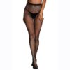 Sexy lingerie fishnet see through Bowknot stockings