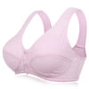 Soft Cotton Front Buckle Bra Comfortable Wireless Printing Underwear For Women - Image 5