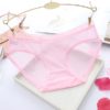Solid color View through elastic wear sexy lingerie panties - Image 19