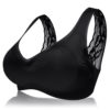 Wireless Full Cup Beauty Back Lace Vest Bra For Women - Image 7