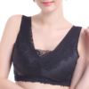 Wireless Full Cup  Sleeping Soft Lace V Neck Vest Bra