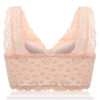 Wireless Zipper Front Lace Cotton Lining Bra - Image 9