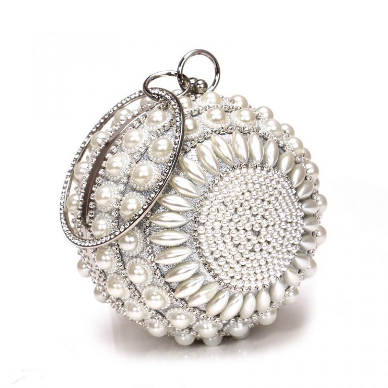 Women Beaded Clutch Design Diamonds Evening Bags With Shoulder Bags - Image 2