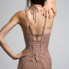 Women Bikini Set Bandage Striped Halter Swimsuit - Image 3