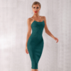 Women Bodycon Sexy Chain Vestidos Bandage Evening Party Dress - Image 2