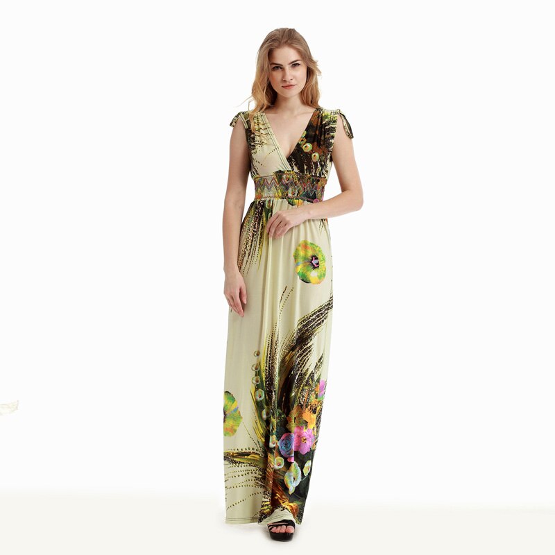 Women Bohemian Vestidos long Plus size Maxi Dress - Image 12