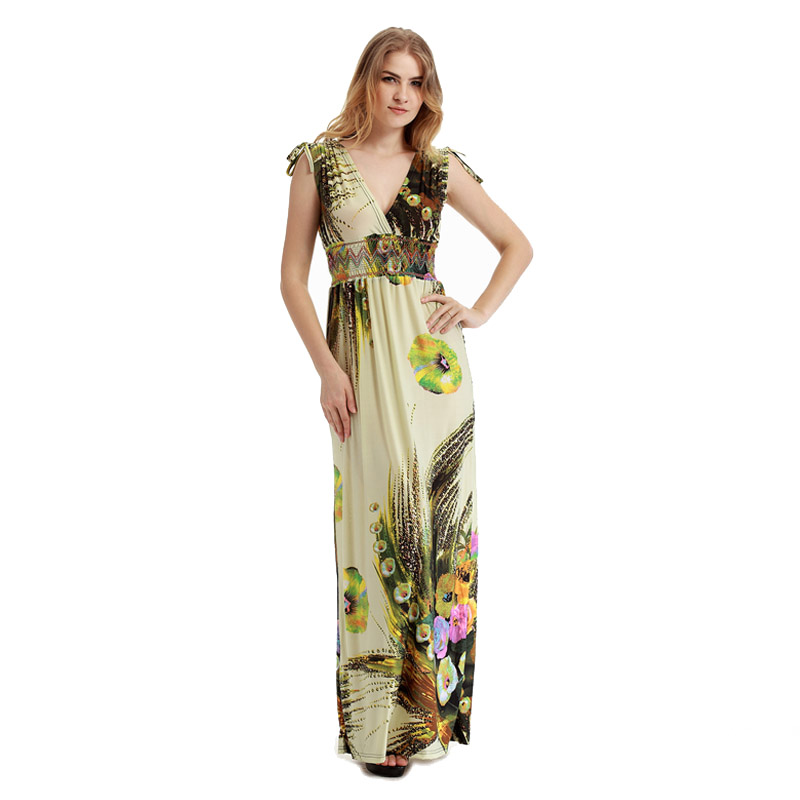 Women Bohemian Vestidos long Plus size Maxi Dress - Image 10