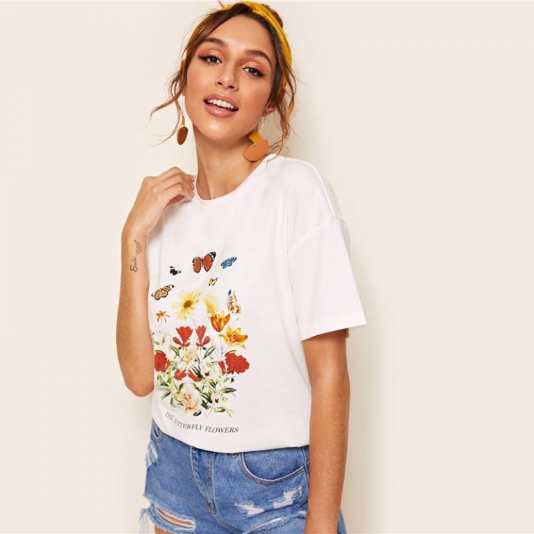 Women Clothing Casual White Short Sleeve Solid Stretchy Top - Image 3