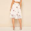 Women Elegant Aline High Waist Midi Skirt Ladies Skirt - Image 2