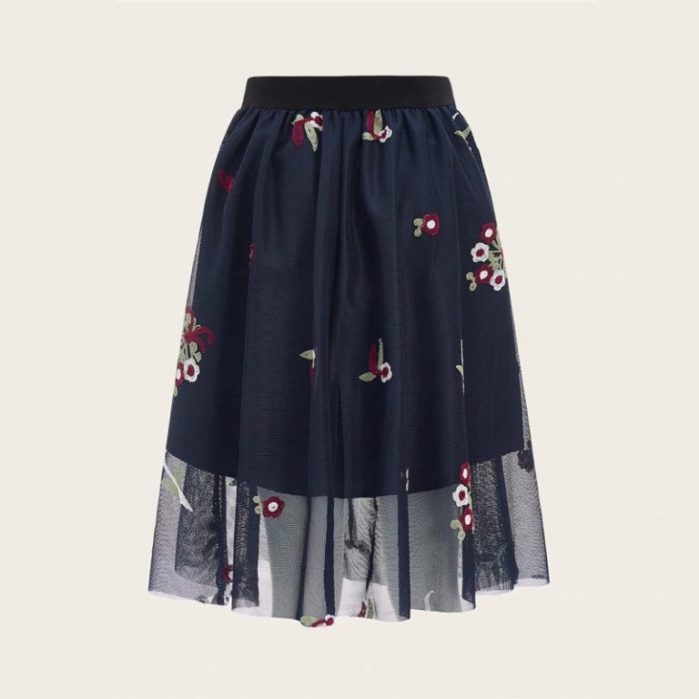 Women Elegant Aline High Waist Midi Skirt Ladies Skirt - Image 6